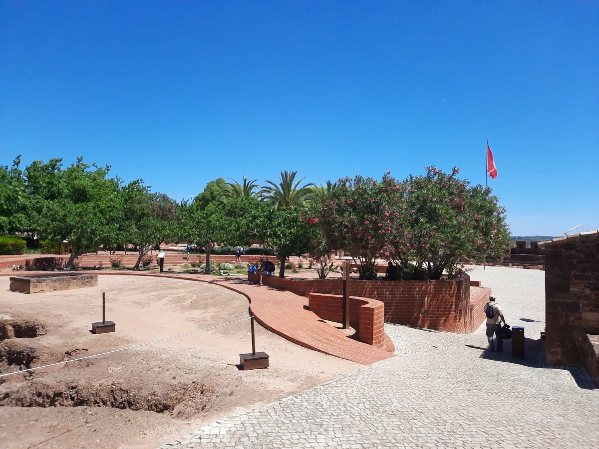 Binnenplaats van het fort in Silves